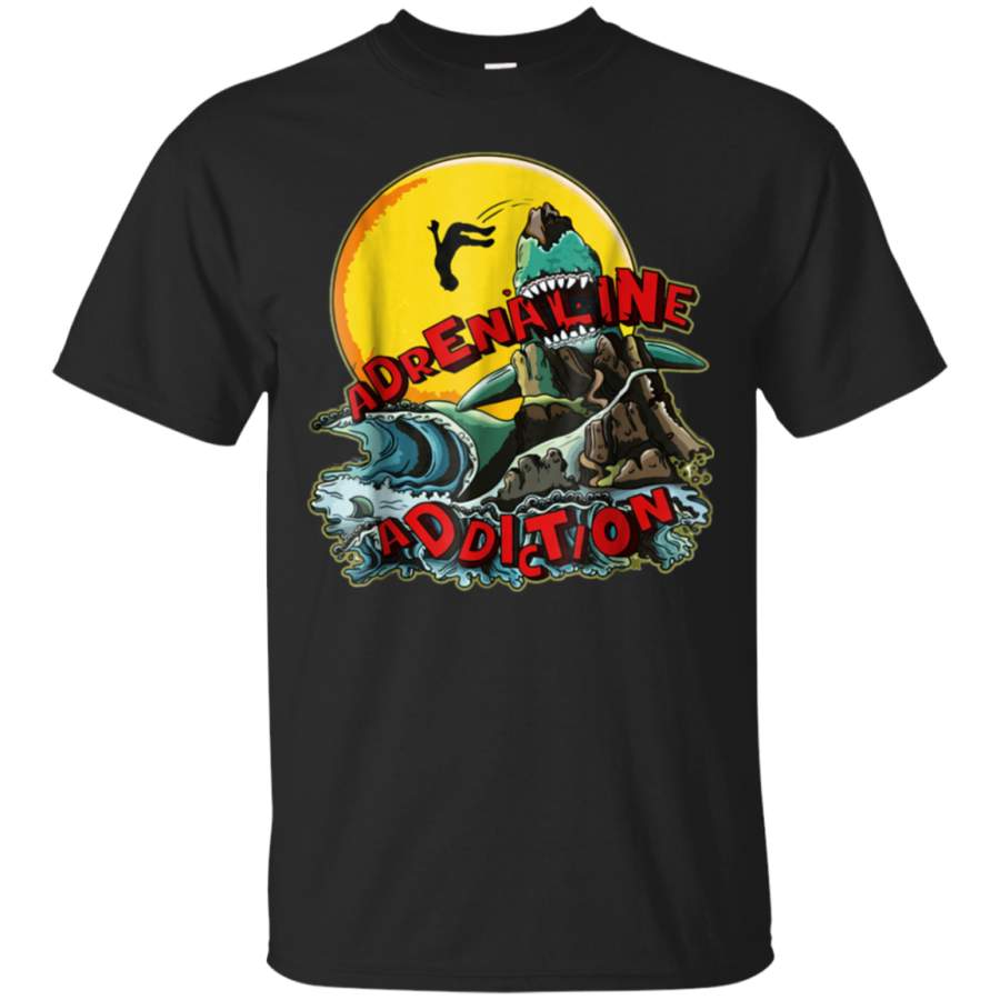 AGR Adrenaline Addiction Shark on the Sea Funny Shirt