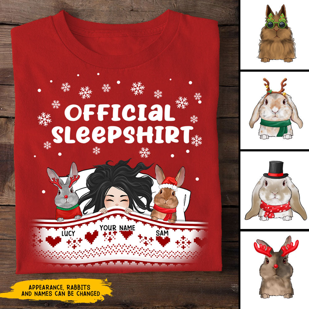 89Customized Official Sleepshirt Rabbit Lovers Personalized Shirt