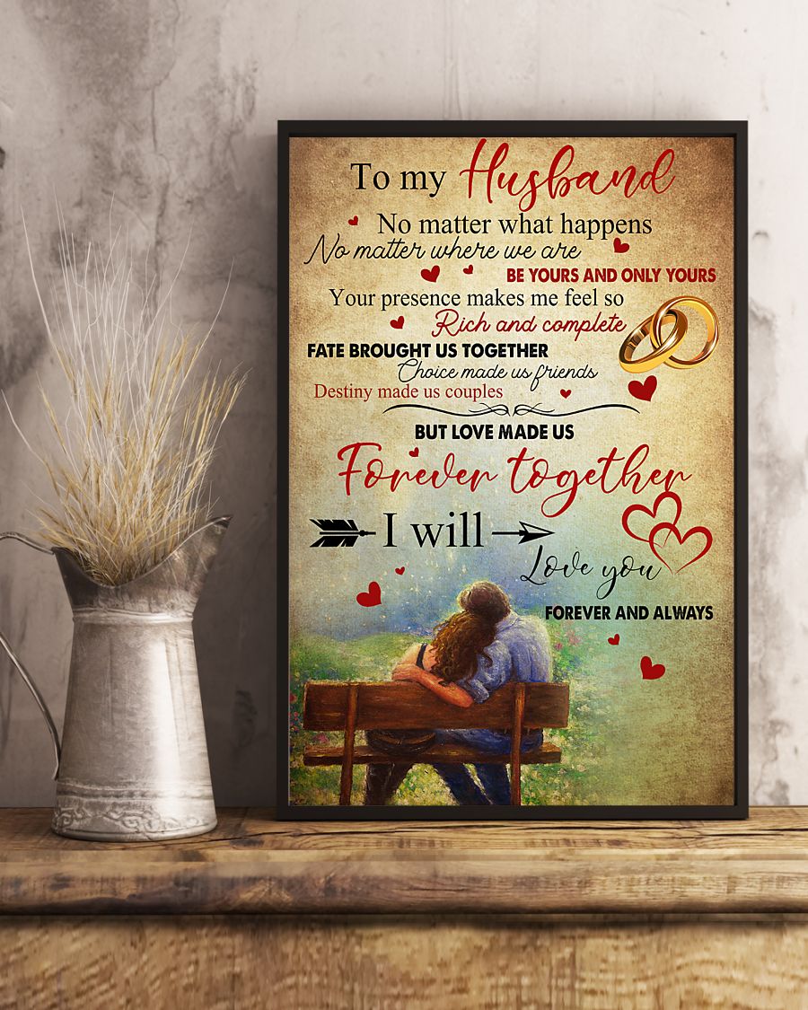 Gift For Husband – Love Made Us Forever Together Vertical Canvas And Poster – Valentine Gift | Wall Decor Visual Art