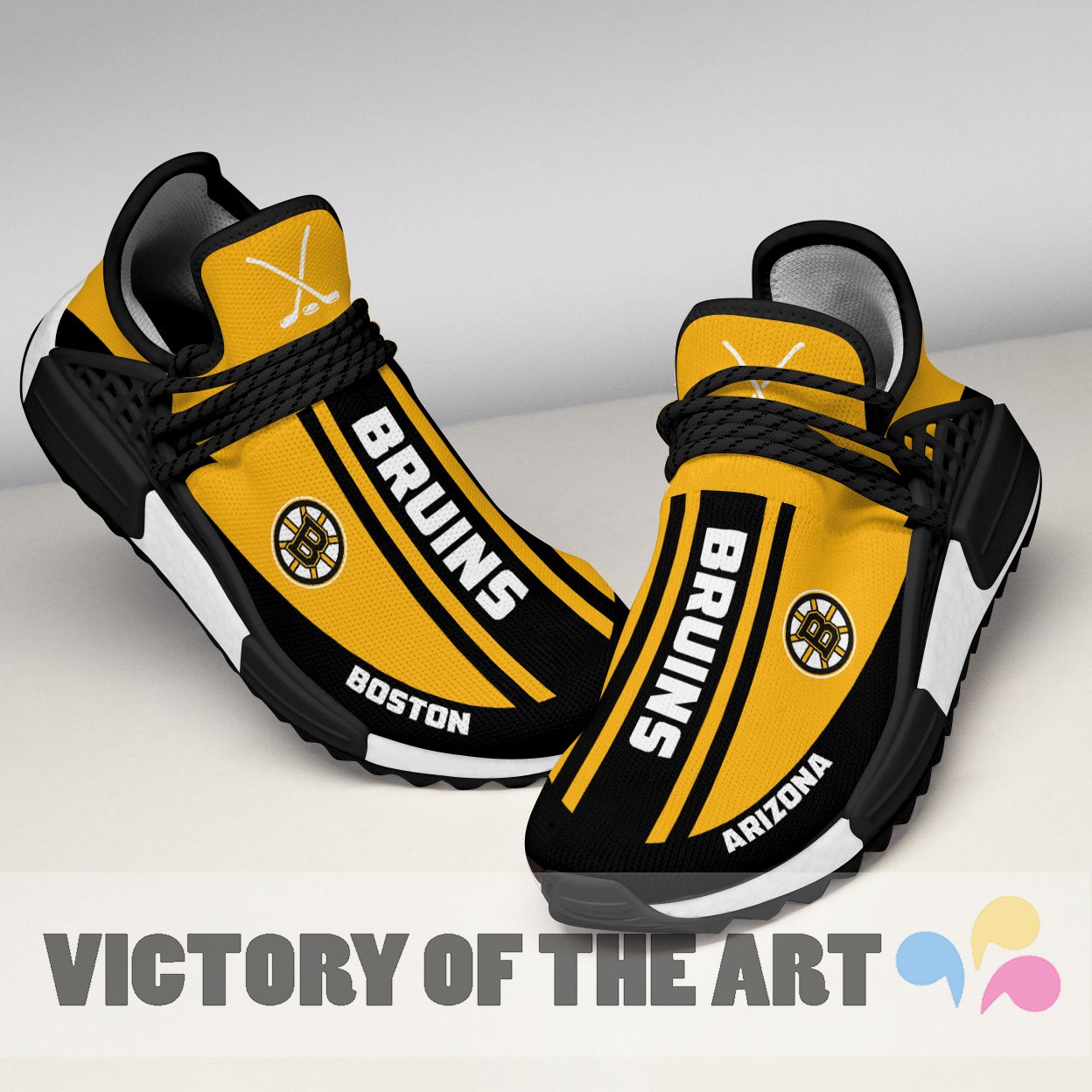 Fashion Unique Boston Bruins Human Race Shoes