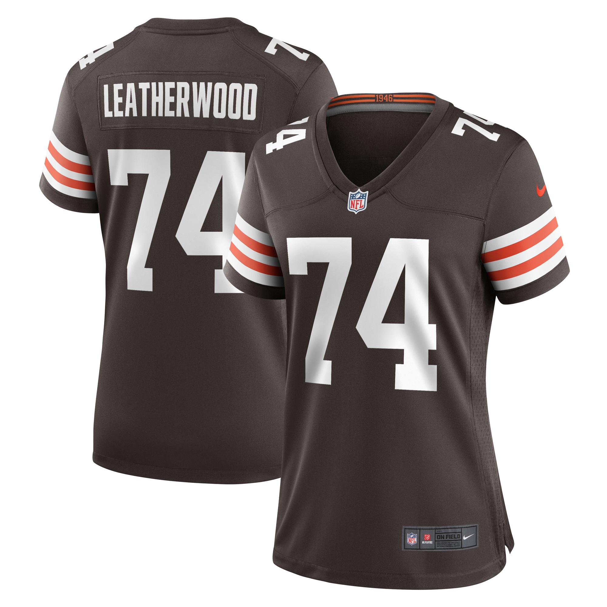 Women’s Cleveland Browns Alex Leatherwood  Brown Team Game Jersey