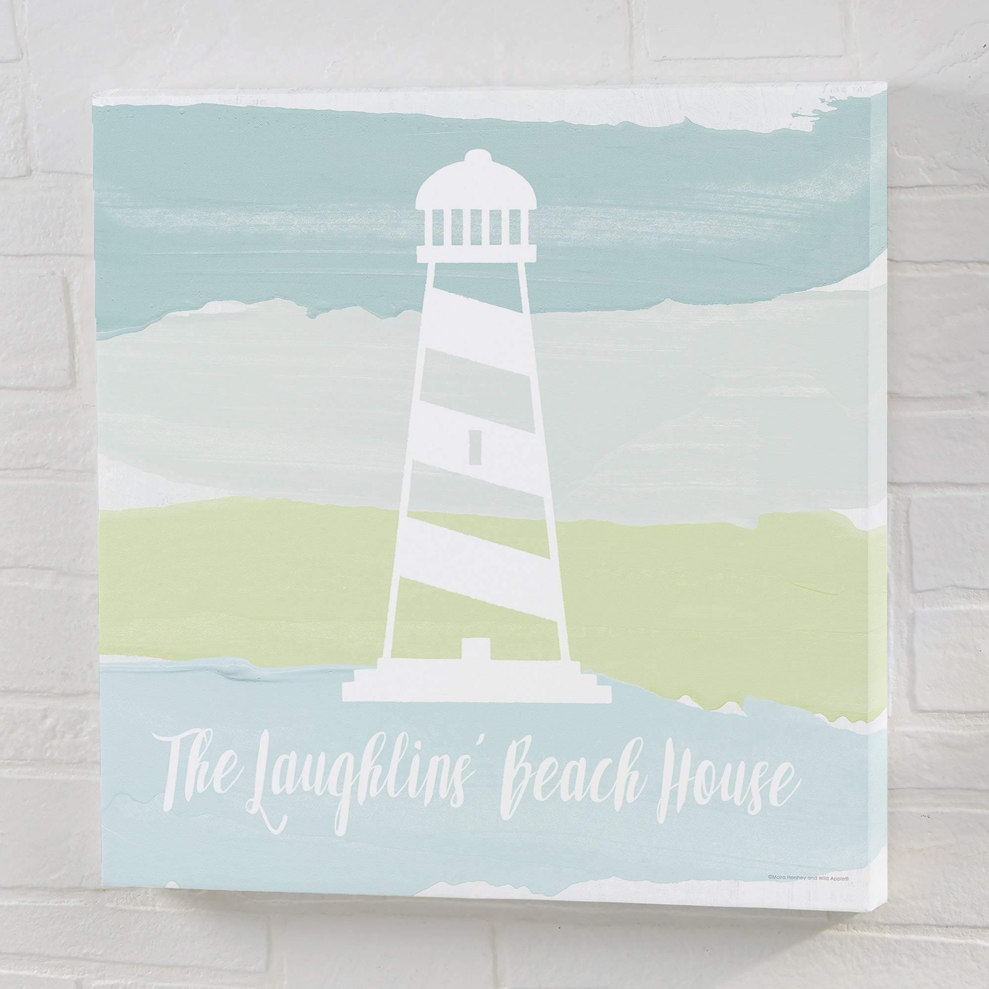 [Personalized Name] Seaside Swatch Lighthouse – Perfect Gift Idea , Gift For Family, Gift For Home Decor, Best Idea Gift – Matte Canvas, Wall Art, Canvas Prints