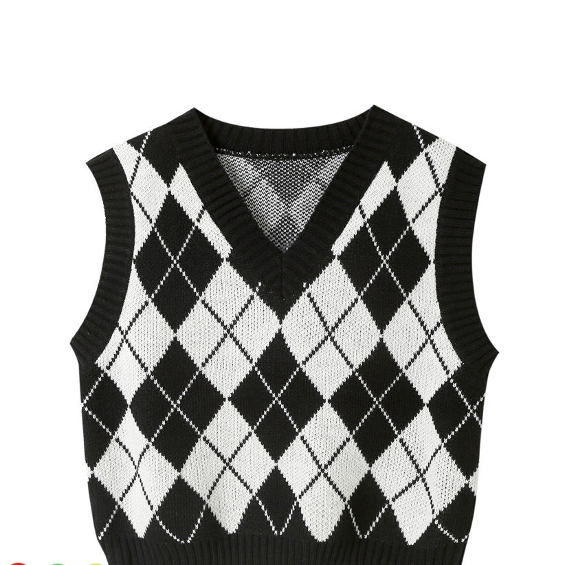 Sweater Vest Women Elegant Simple Chic Design Knitted Womens Outer Wear All-match Ins Retro Sleeveless Waistcoat Loose Ulzzang alx