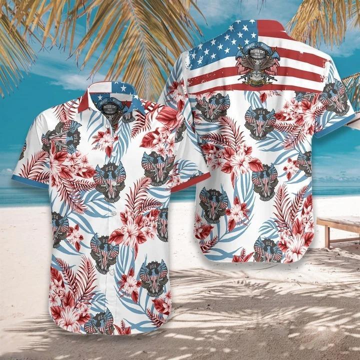 Proud Veterans American Military Hawaii Shirt Unisex Adult Ha110035