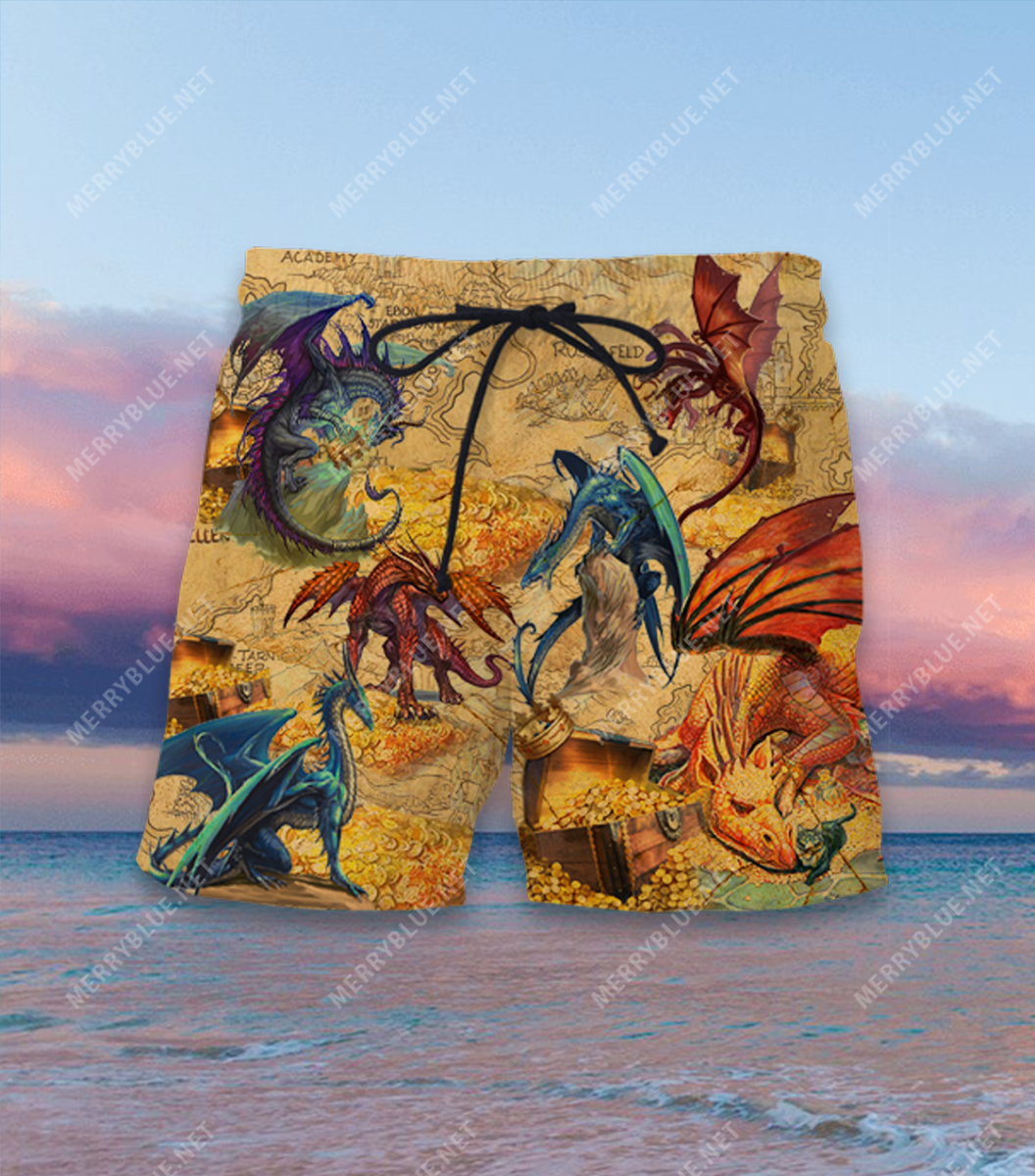 Every Treasure Is Guarded By Dragons Unisex Hawaii Shorts Ha68965