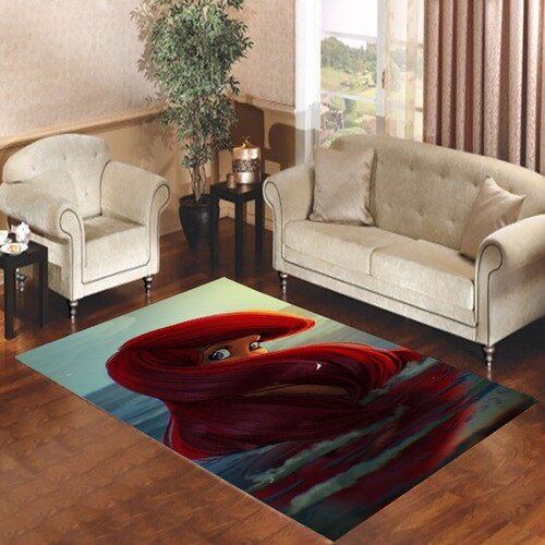 Ariel The Little Mermaid Living Room Carpet Rugs