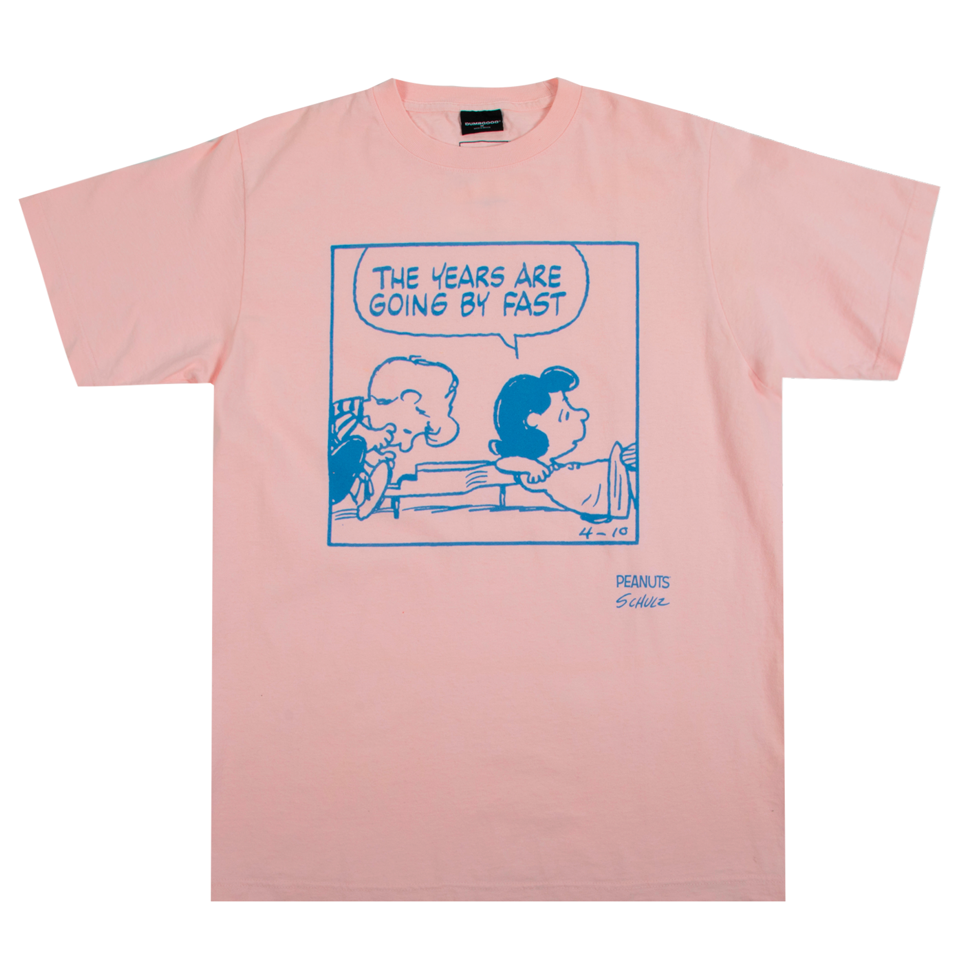 Going By Fast Comic Pink Tee