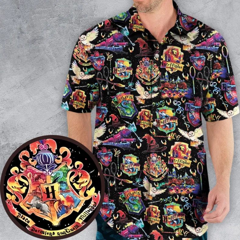 Harry Potter Colorfull Hawaiian Shirt