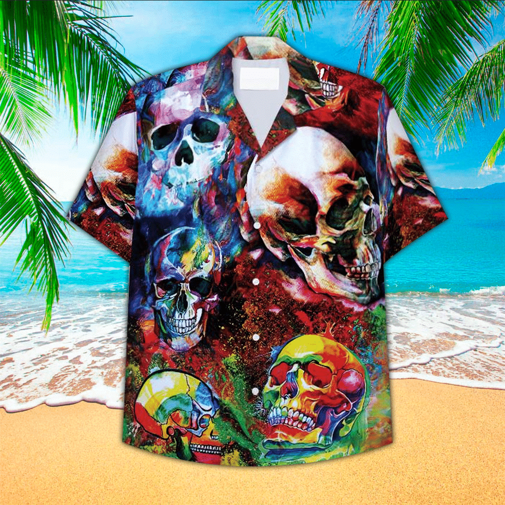 Skull Hawaii Lover Gifts Shirt Aloha Ha57567