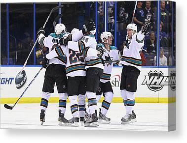 2 San Jose Sharks V St Louis Blues Dilip Vishwanat Canvas Print