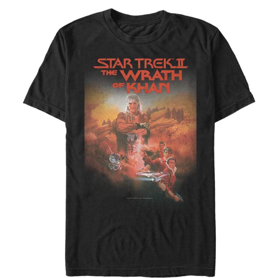 Star Trek Men’s The Wrath of Khan  T Shirt