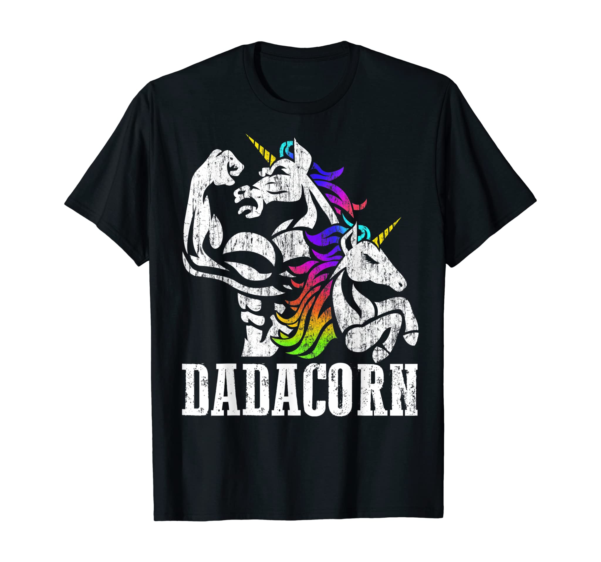 Dadacorn Dadicorn Daddycorn Unicorn Dad Baby Fathers Day Tee