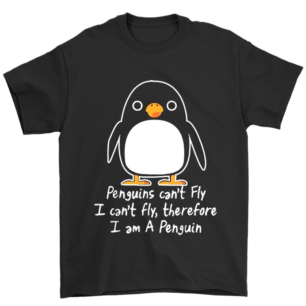 Funny Penguin I Can Not Fly Animal Love Men’S T-Shirt