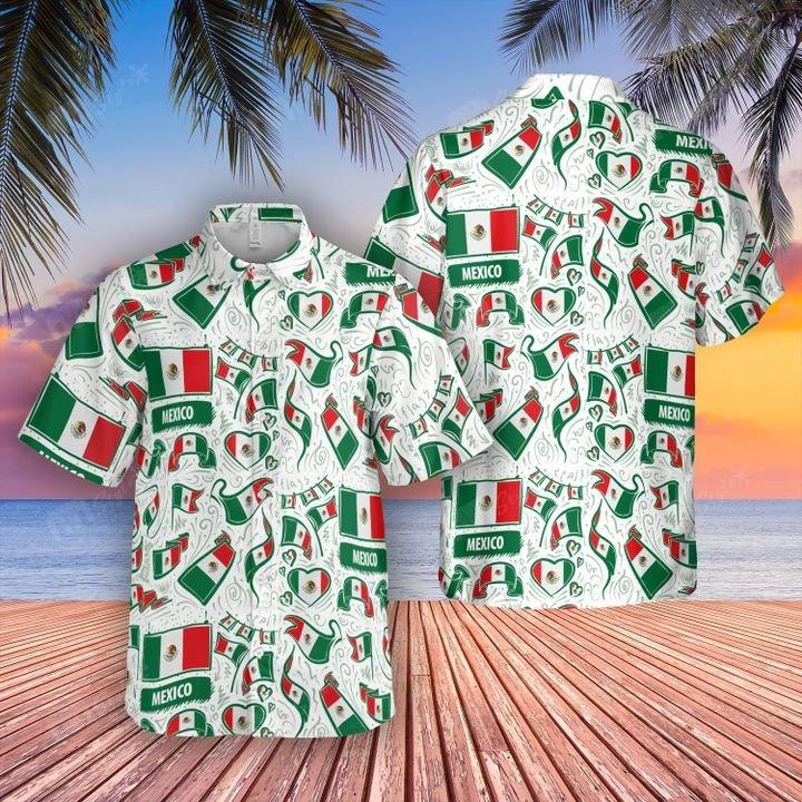 Mexico Flag Hawaii Shirt For Men Women Adult Ha95034