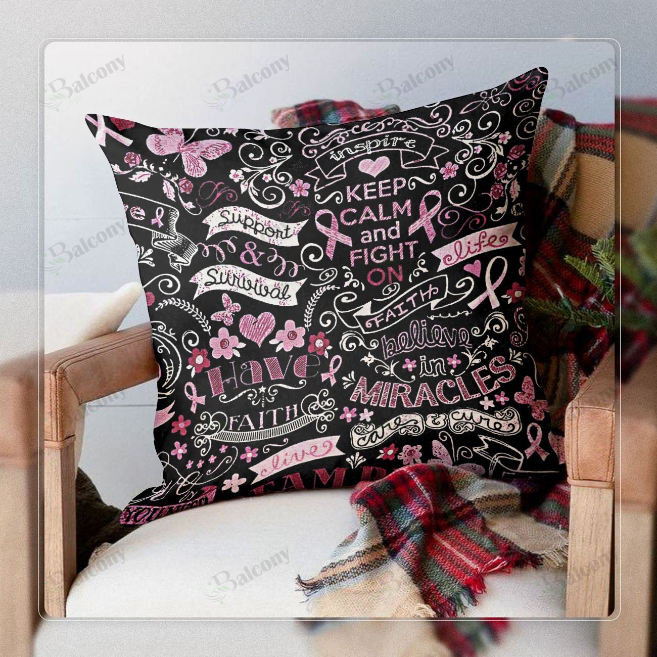 Breast Cancer Awareness Pillowcase 026