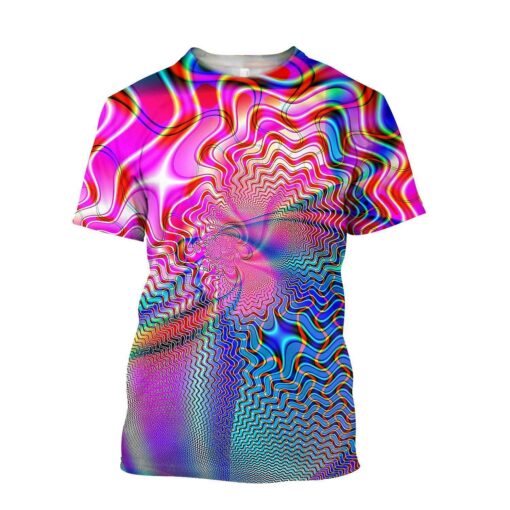 Acid Trip Hippie 3D All Over Printed Shirt For Hippie Lovers, Hippie Style 3D Shirts, Gift For Men And Women