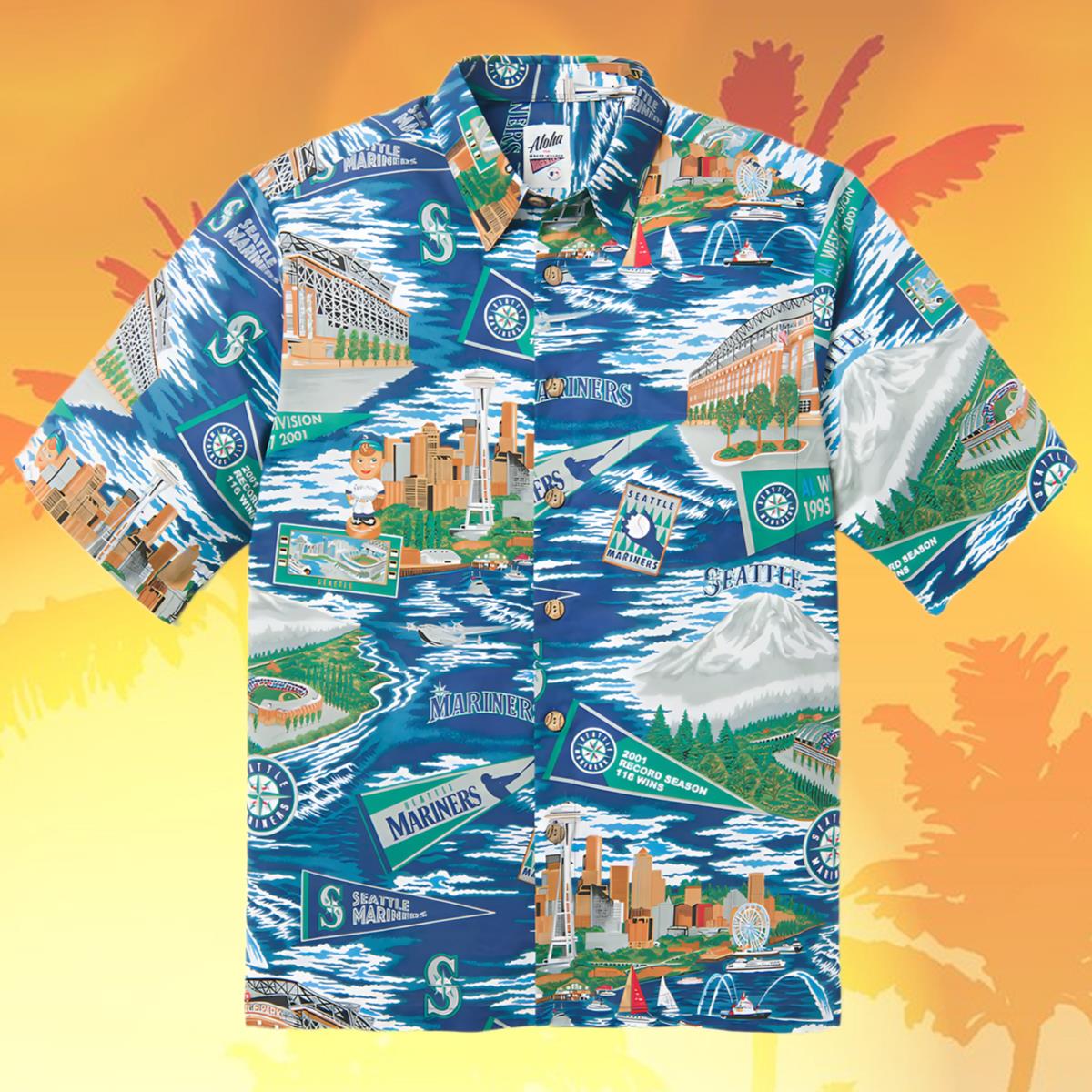 Reyn Spooner Mariners Hawaiian Shirt