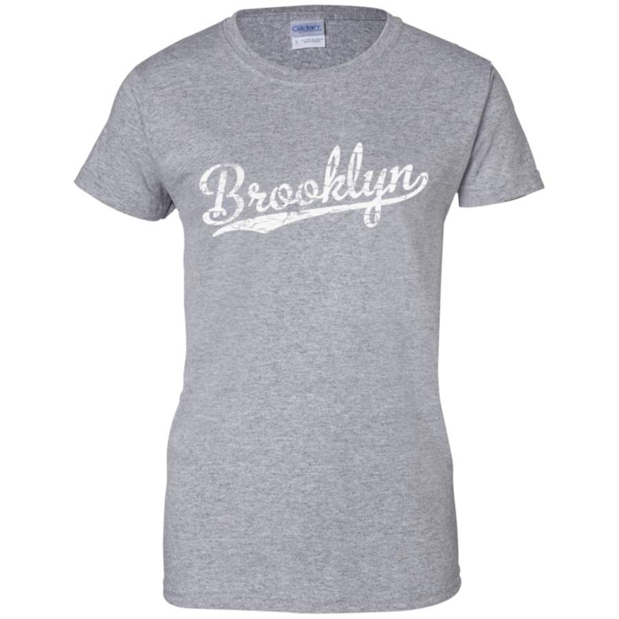 Cool Retro Vintage Brooklyn NY Ladies’ T-Shirt