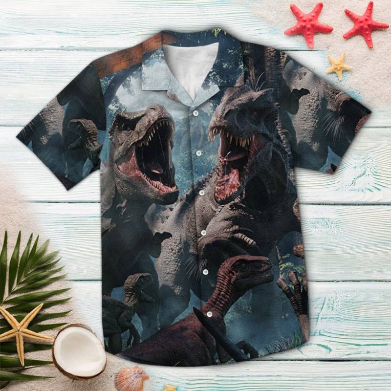 Dinosaur World Hawaii Shirt Ha49852