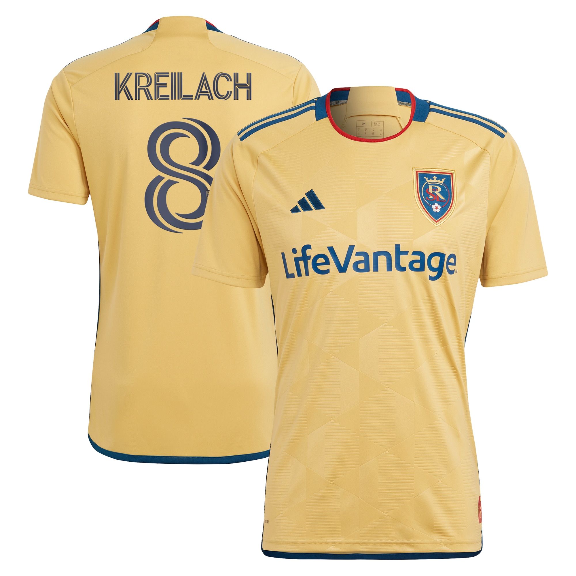 Damir Kreilach Real Salt Lake 2023 The Beehive State Kit Replica Player Jersey – Gold