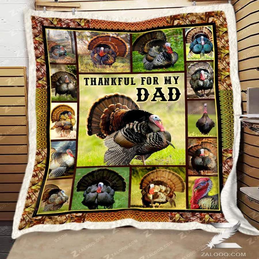 Blanket Thankful For My Dad Hunting Father’s Day Gift For Dad