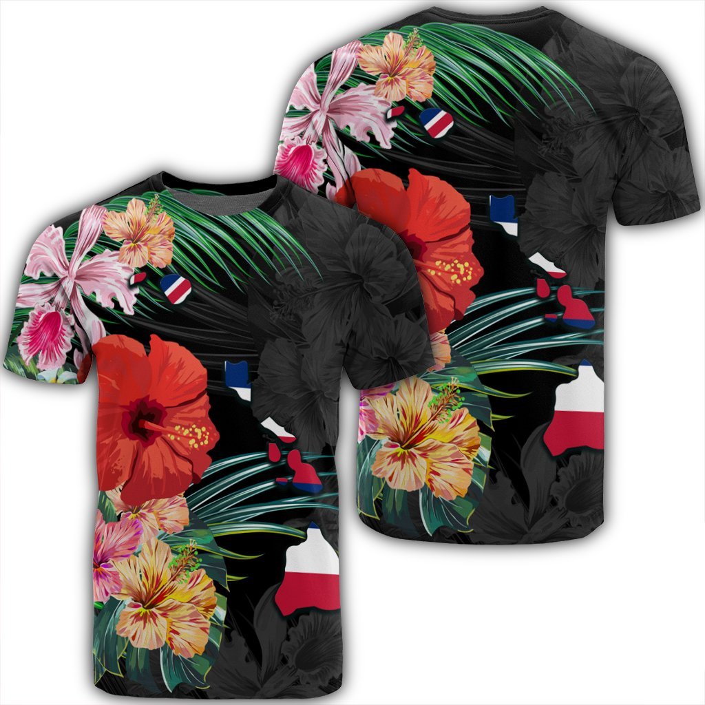 Hawaii Map Flag Hibiscus Polynesian Ah Ha86076