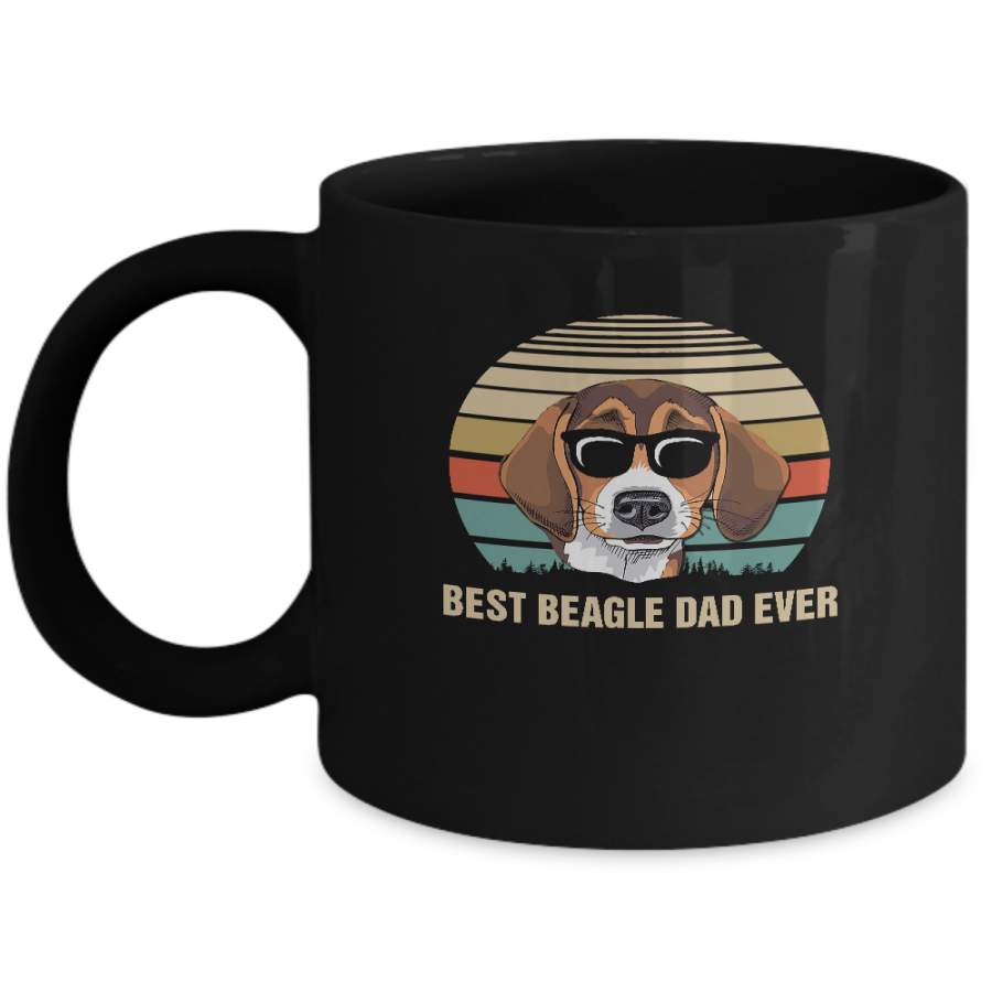 Vintage Beagle Dad Gifts Best Beagle Dad Ever Mug