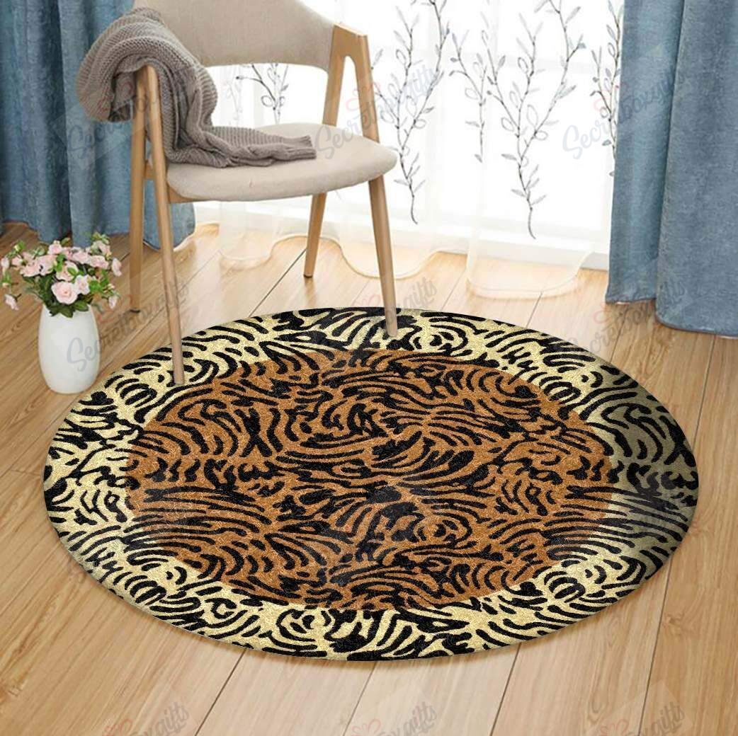 Tiger Leather YY482 Round Rug CYLI0308