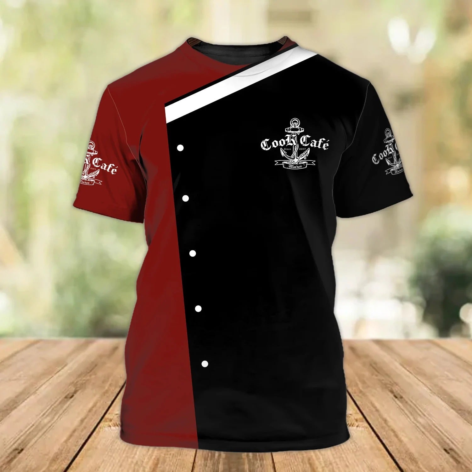 Cook Cafe T Shirt For Men And Women 3D Cook Shirt 3D Chef Shirts