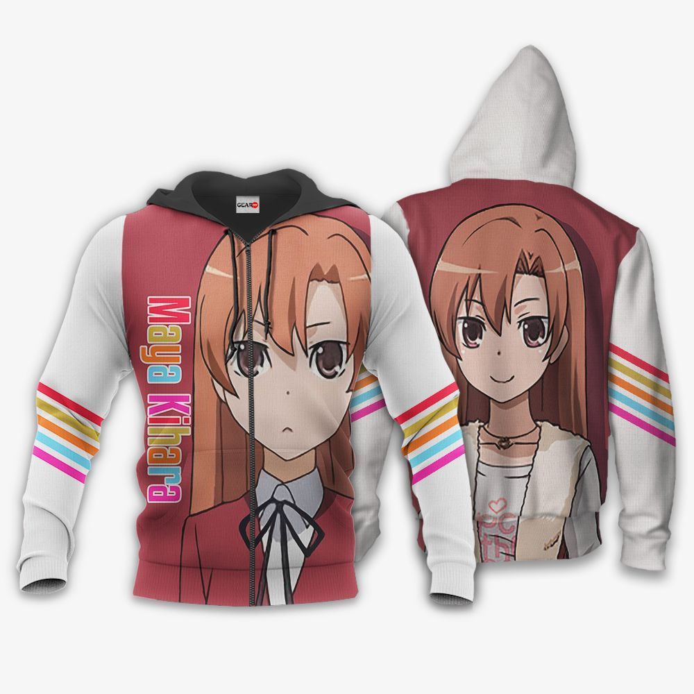 Toradora Maya Kihara Hoodie Shirt Anime Zip Jacket