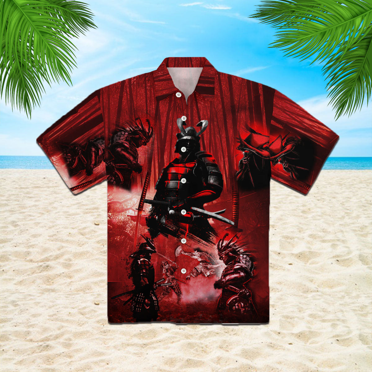 Oragontee Samurai Combat Hawaii Shirt For Men Women Adult Ha16909