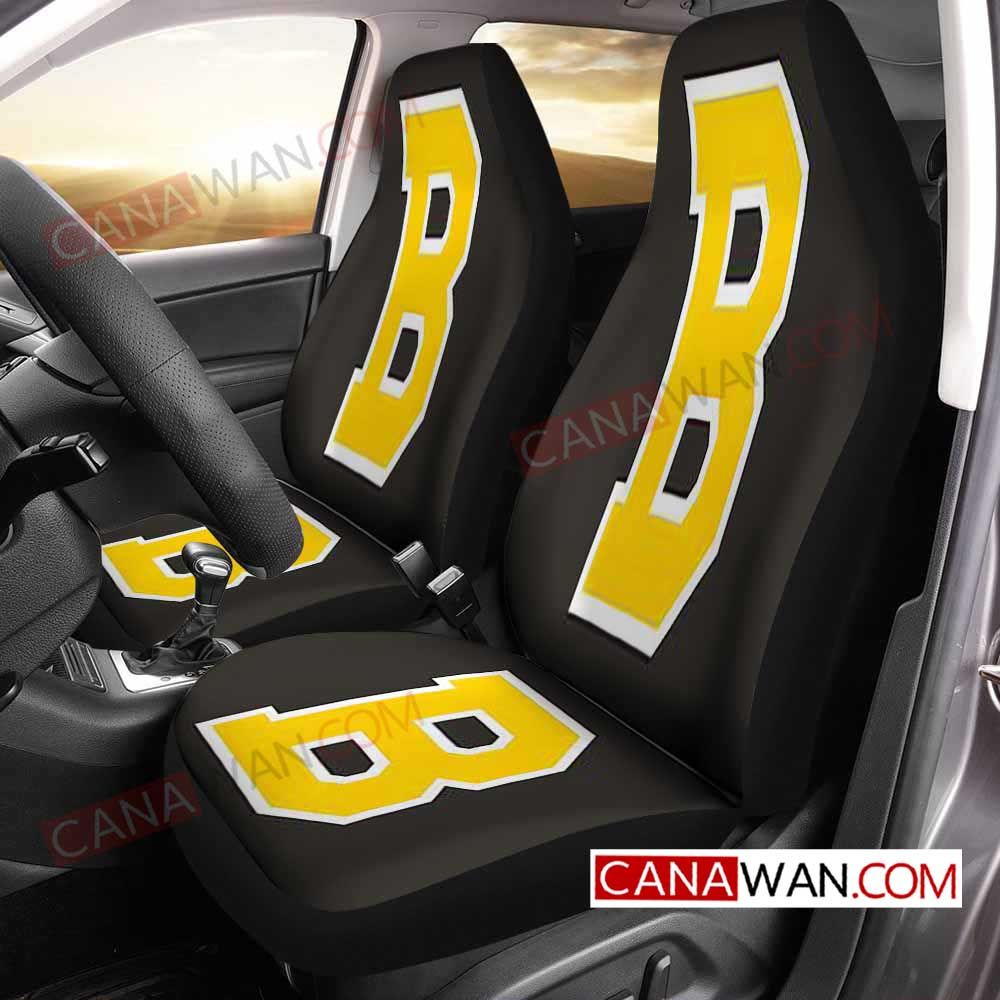 Boston Bruins Style535 3D Customized Personalized Car Seat Cover