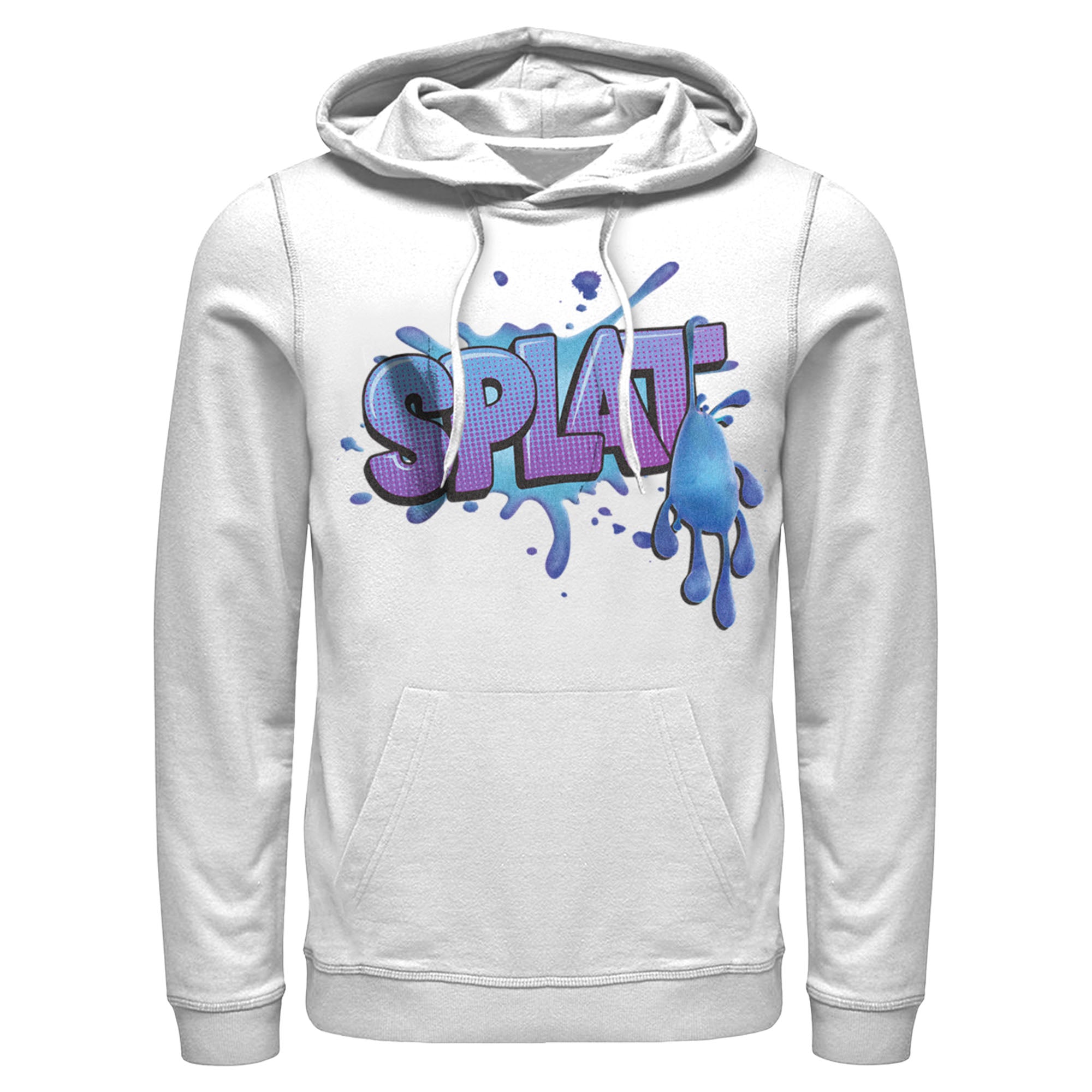 Men’S Strange World Splat Logo Pull Over Hoodie