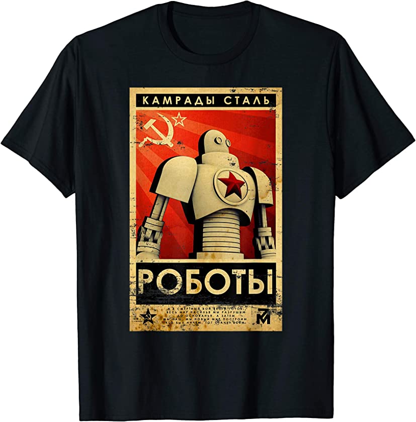 Vintage Robot Soviet Union USSR T-Shirt