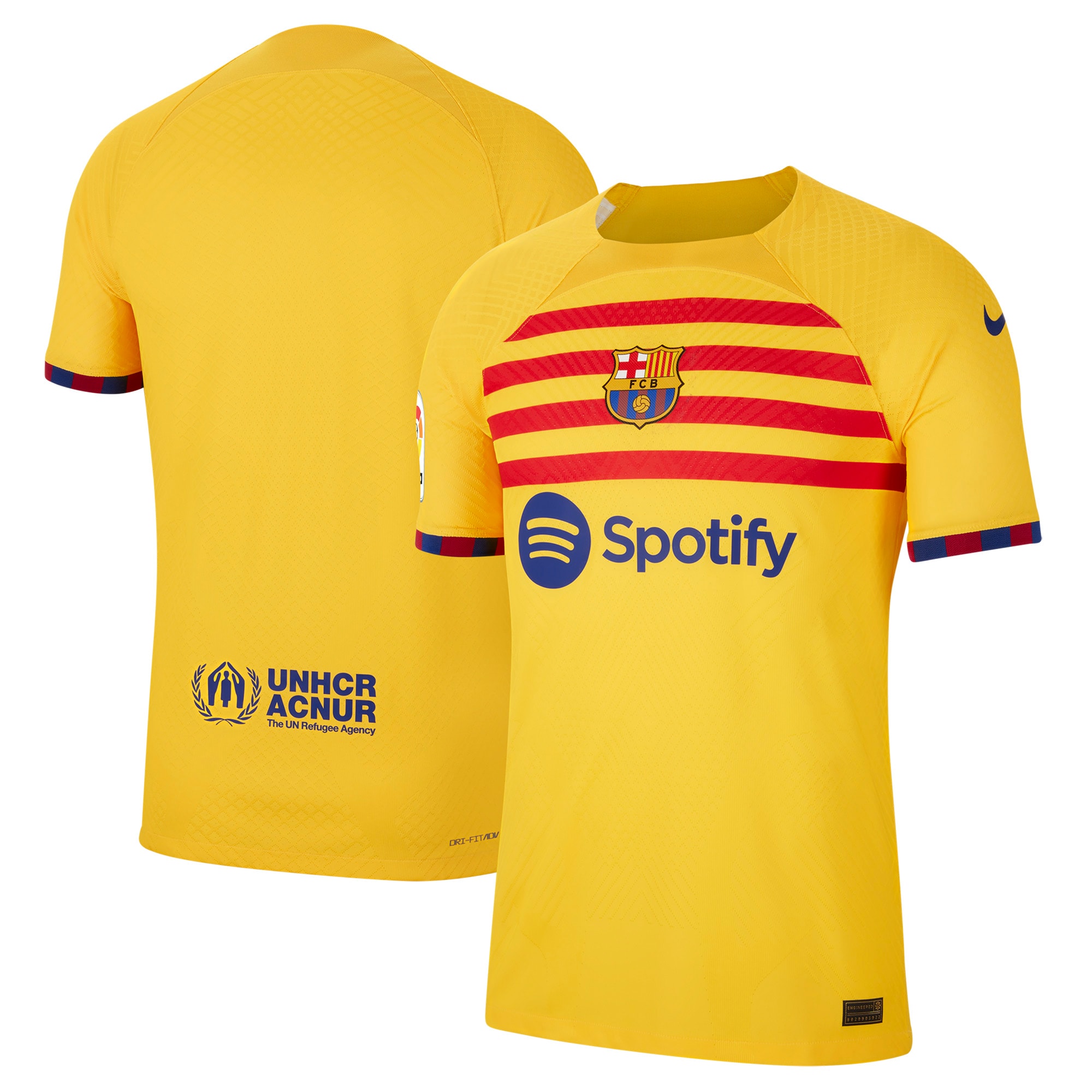 Barcelona 2022/23 Fourth Vapor Match Authentic Jersey – Yellow