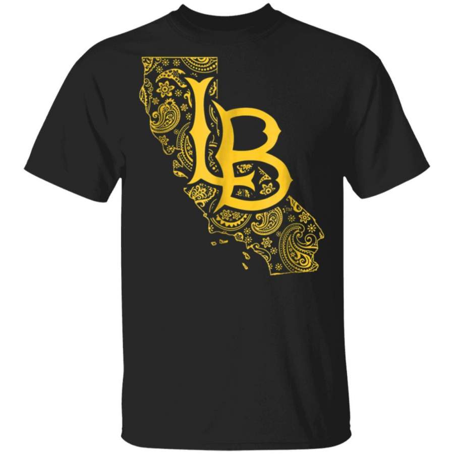 Long Beach State 49ers Paisley State T-Shirt