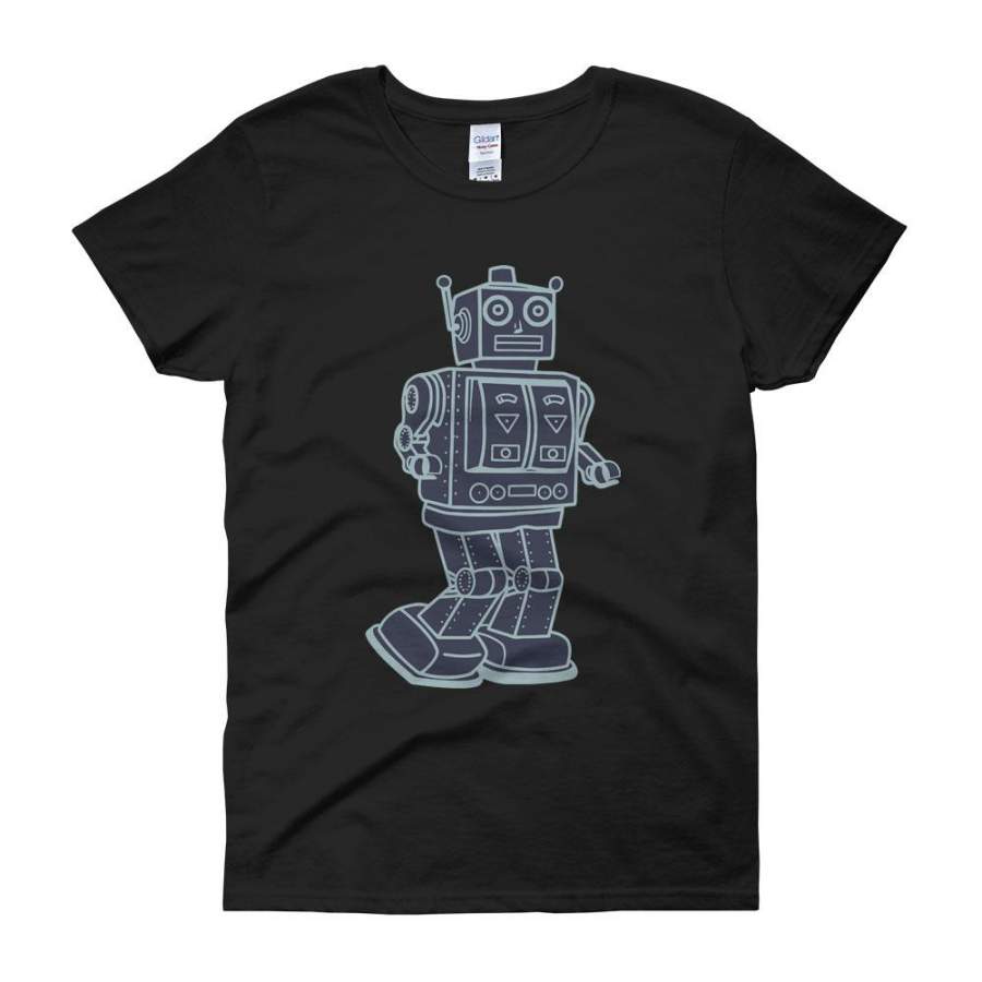 Vintage Robot Toys Women’S T Shirt