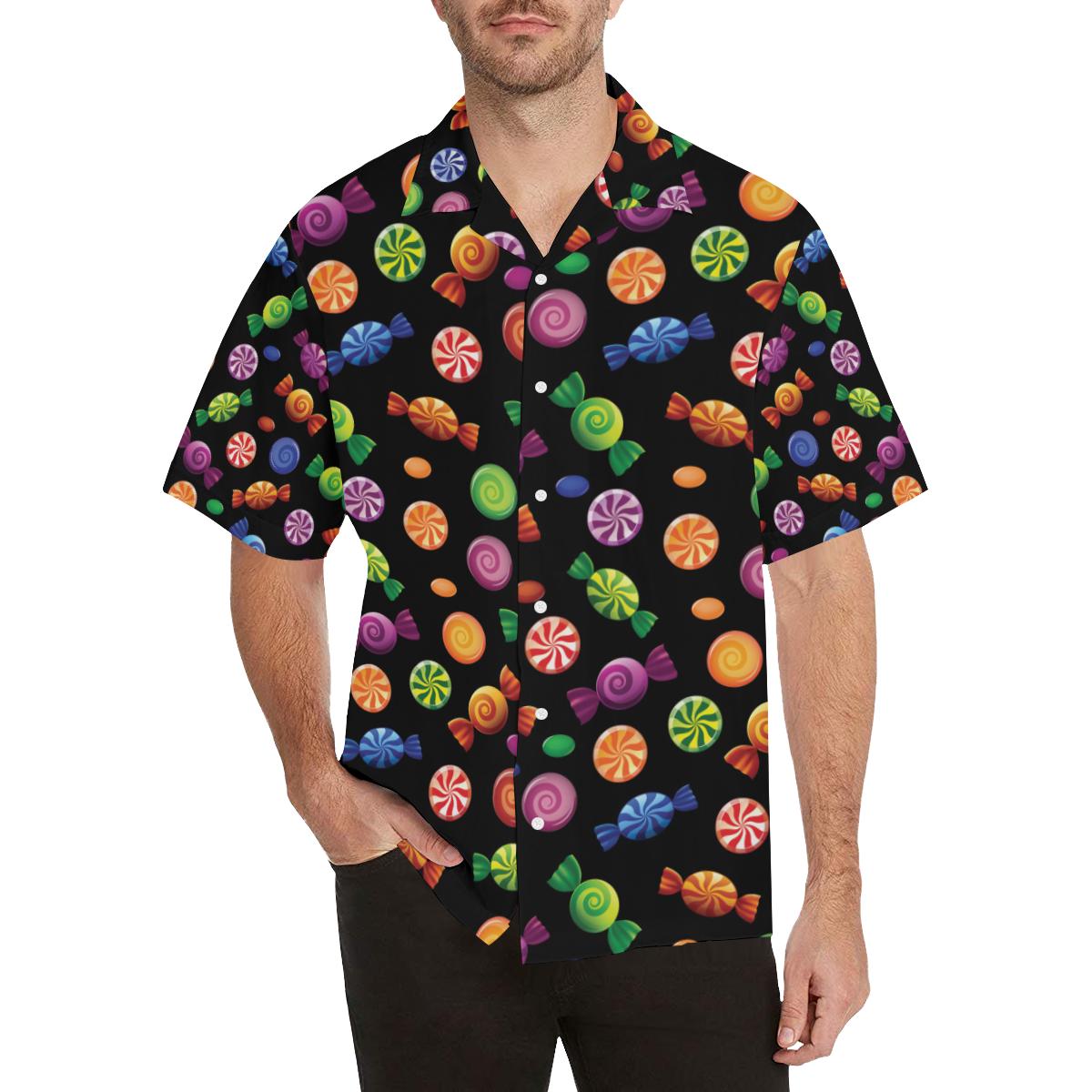 Candy Pattern Print Design 01 Hawaiian Shirt