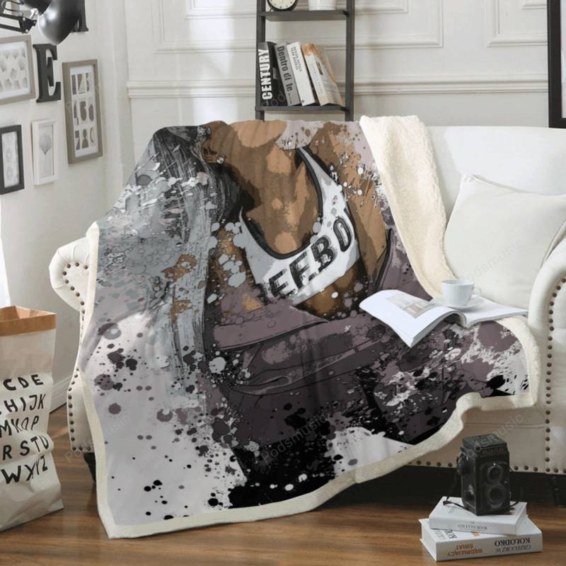 Ariana Grande Splatter  – Splatter Art For Fans Sherpa Fleece Blanket