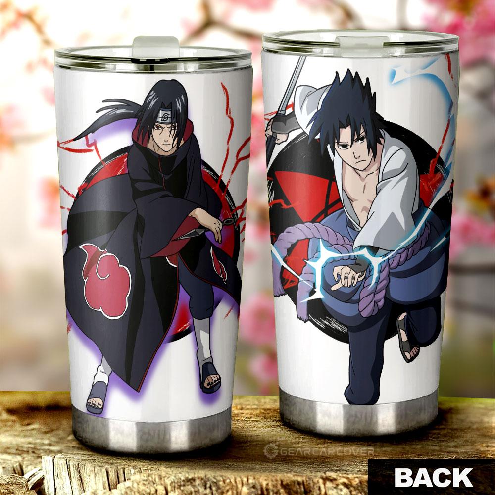 Sasuke And Itachi Tumbler Cup Custom Gifts For Naruto Anime Fans