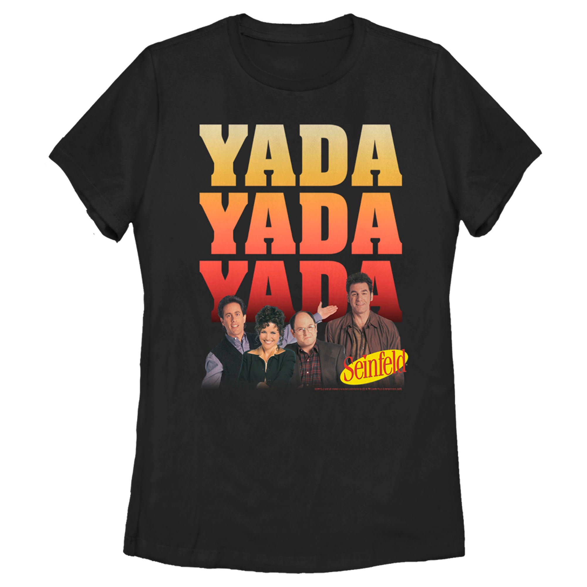 Seinfeld Women’S Yada Yada Yada Cast Photo  T-Shirt