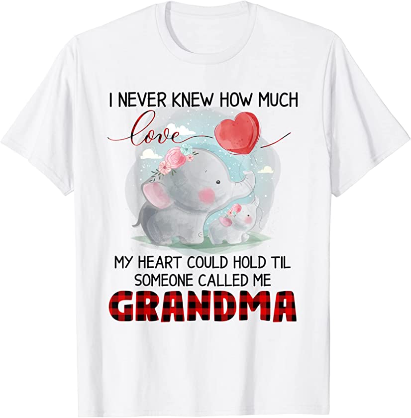 Someone Called Me Grandma Elephant Family T-Shirt