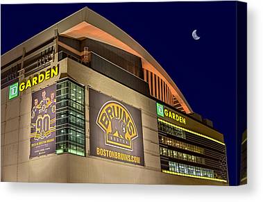 Boston Bruins Td Gardens Susan Candelario Canvas Print