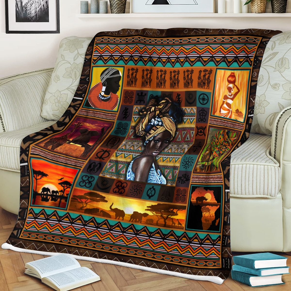 Africa African American Women Black History Culture Blanket