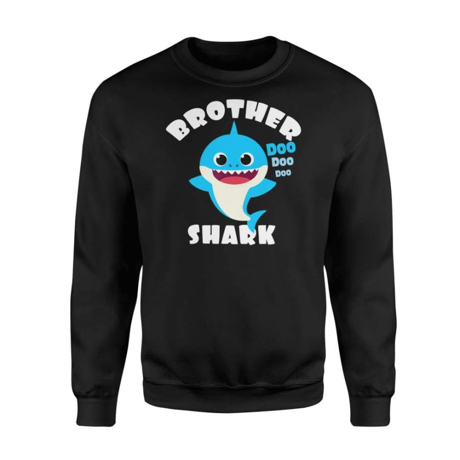 Brother Shark Gift – Cute Baby Shark Design Family Set – Standard Fleece Sweatshirt