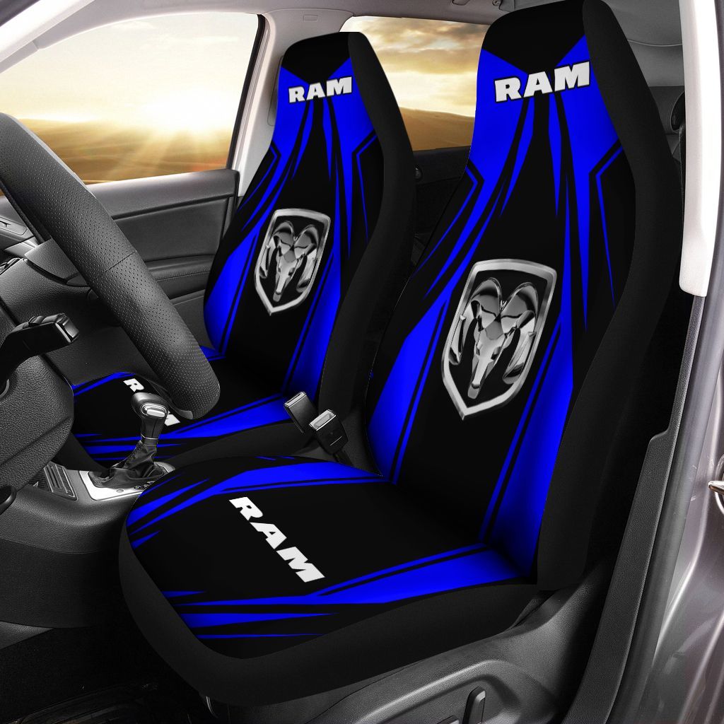 RAM TRUCK LPH-HL Car Seat Cover (Set of 2) Ver 5 (Blue)