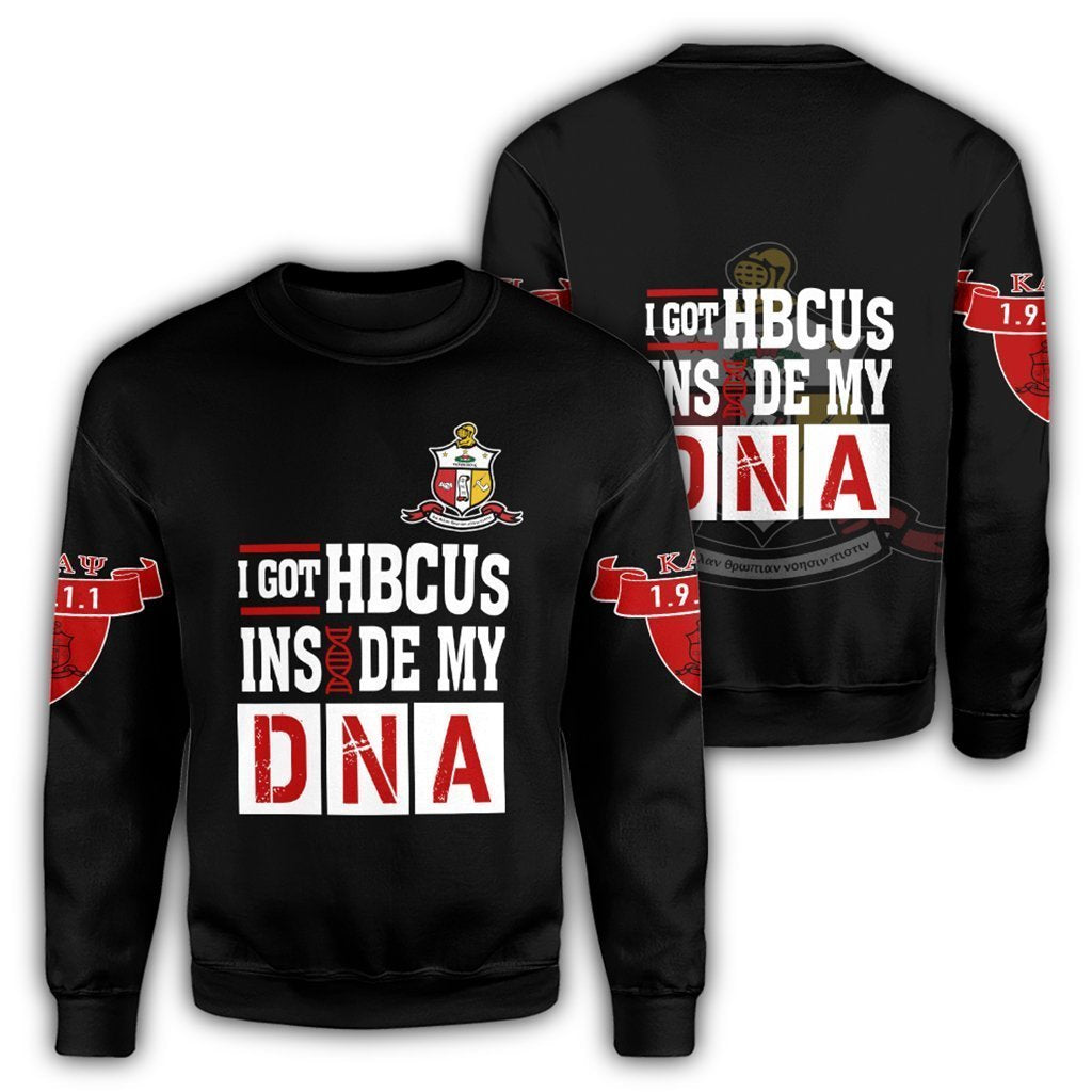 Greek Life Sweatshirt – Kappa Alpha Psi Hbcu Dna Sweatshirt