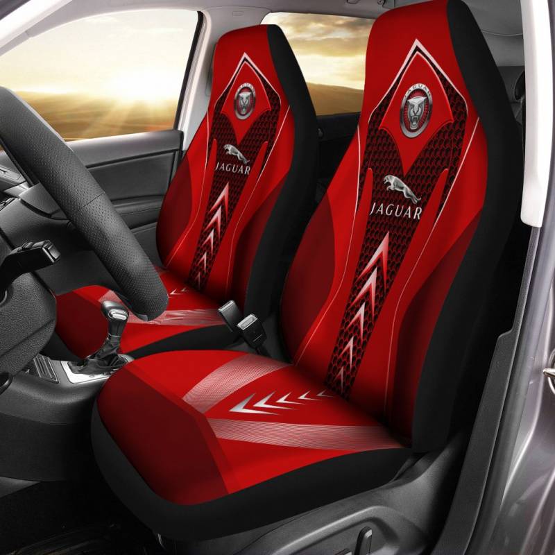 JAGUAR NTA Car Seat Cover (Set of 2) Ver 1 (Red)