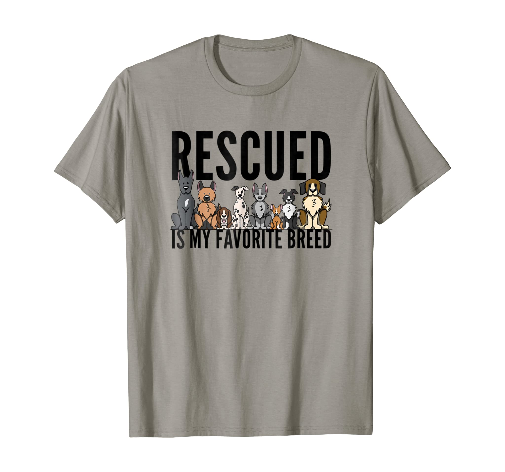 Dog Lovers for Women Men Kids – Rescue Dog Shirt