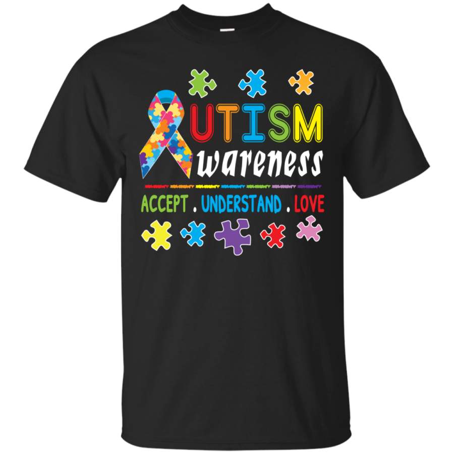 AGR Autism Awareness Accept Understand Love T-Shirt Gift